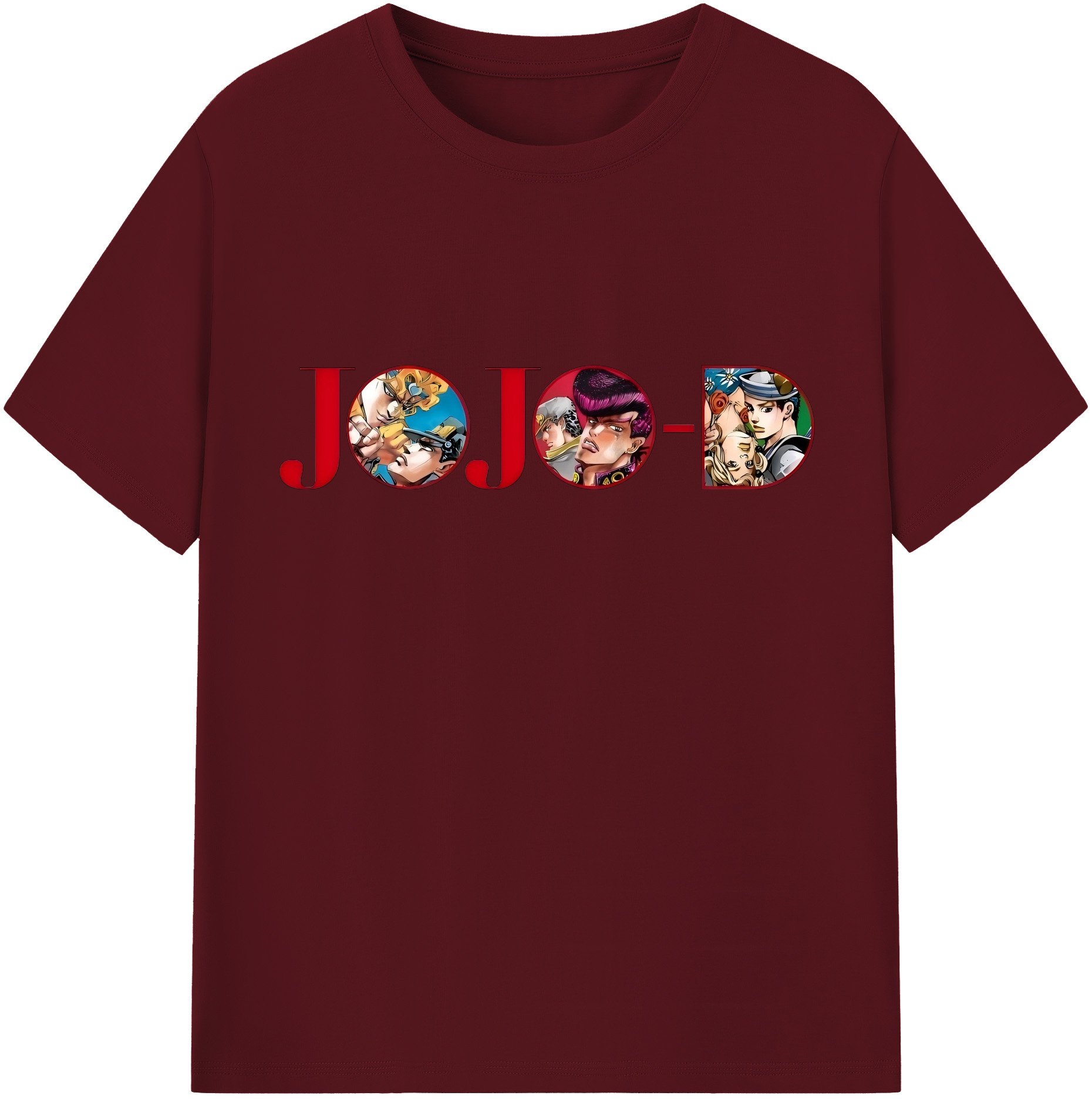 （画像用） ジョジョの奇妙な冒険 JoJo's Bizarre Adventure 綿100％半袖Tシャツ（フロントプリント）